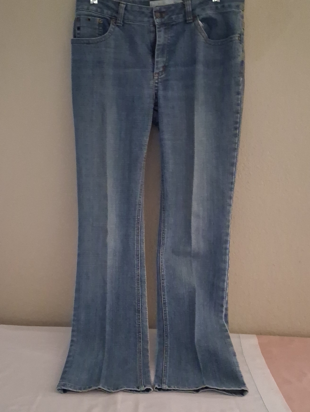 Faded Glory Boot Cut Flair Women’s Blue Jeans Stretch Size Missy 8 Average